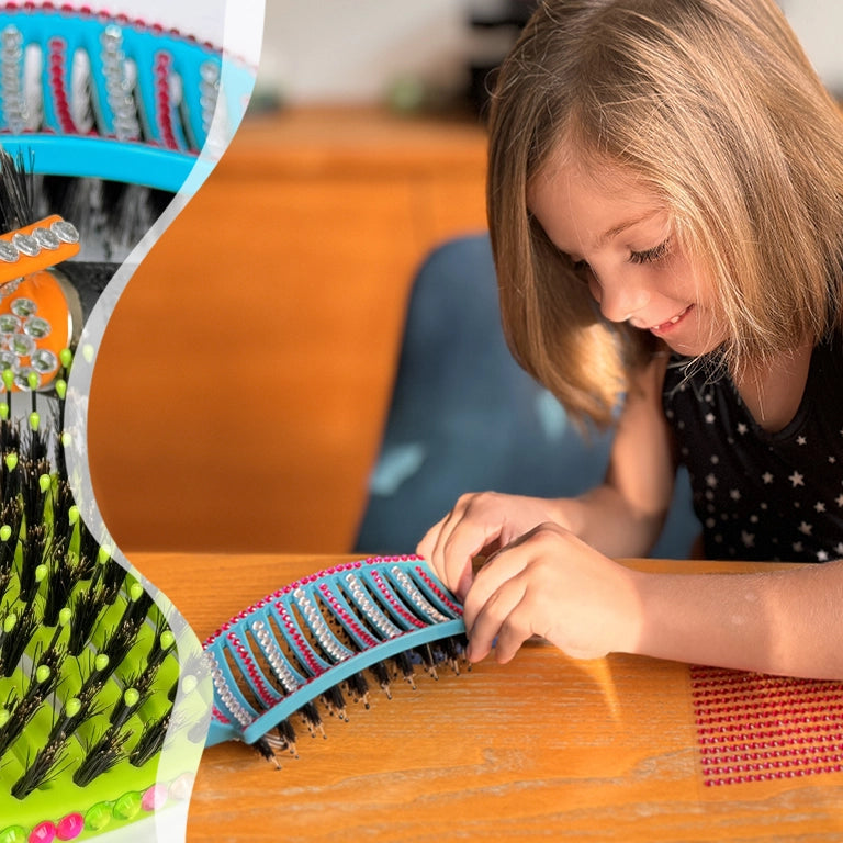 SPEZIALPACK ZUM SCHULANFANG: 1 BÜRSTE GEKAUFT = 1 BÜRSTE + 1 STRASS-SET